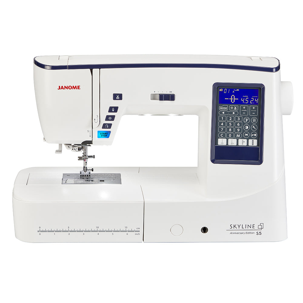 Janome Skyline S5 Anniversary Edition sewing machine