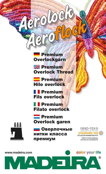 Madeira Aerolock & Aeroflock Physical Colour Card