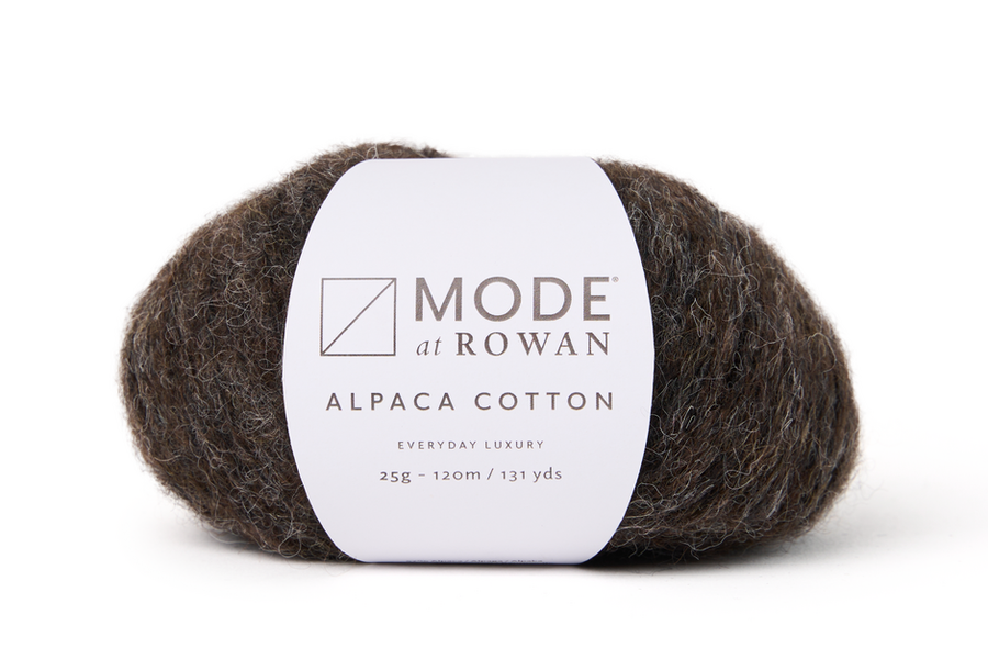 MODE at Rowan Alpaca Cotton yarn in Sierra Melange shade 016