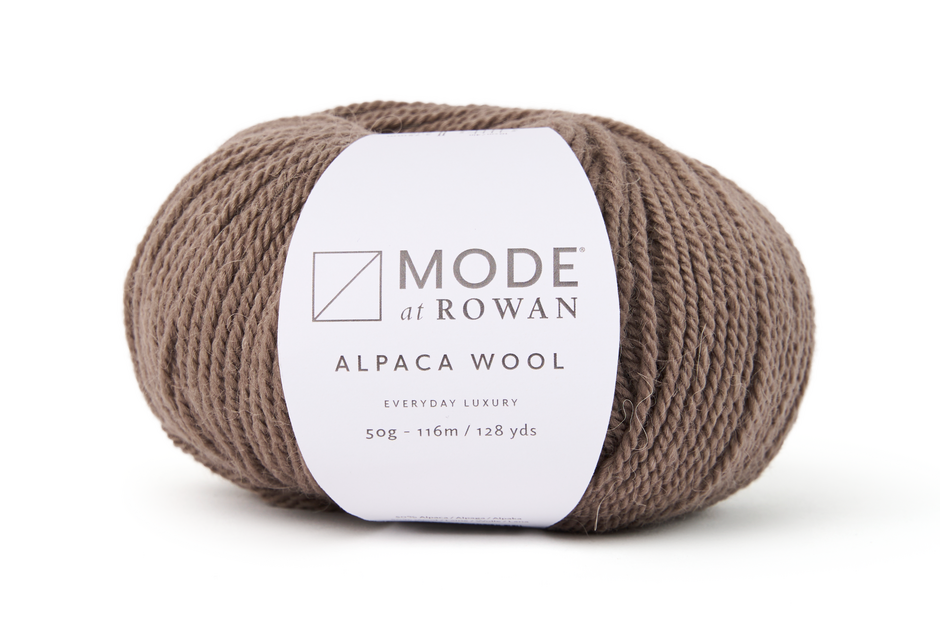 MODE at Rowan Alpaca Wool DK 8 ply yarn in Fawn 015