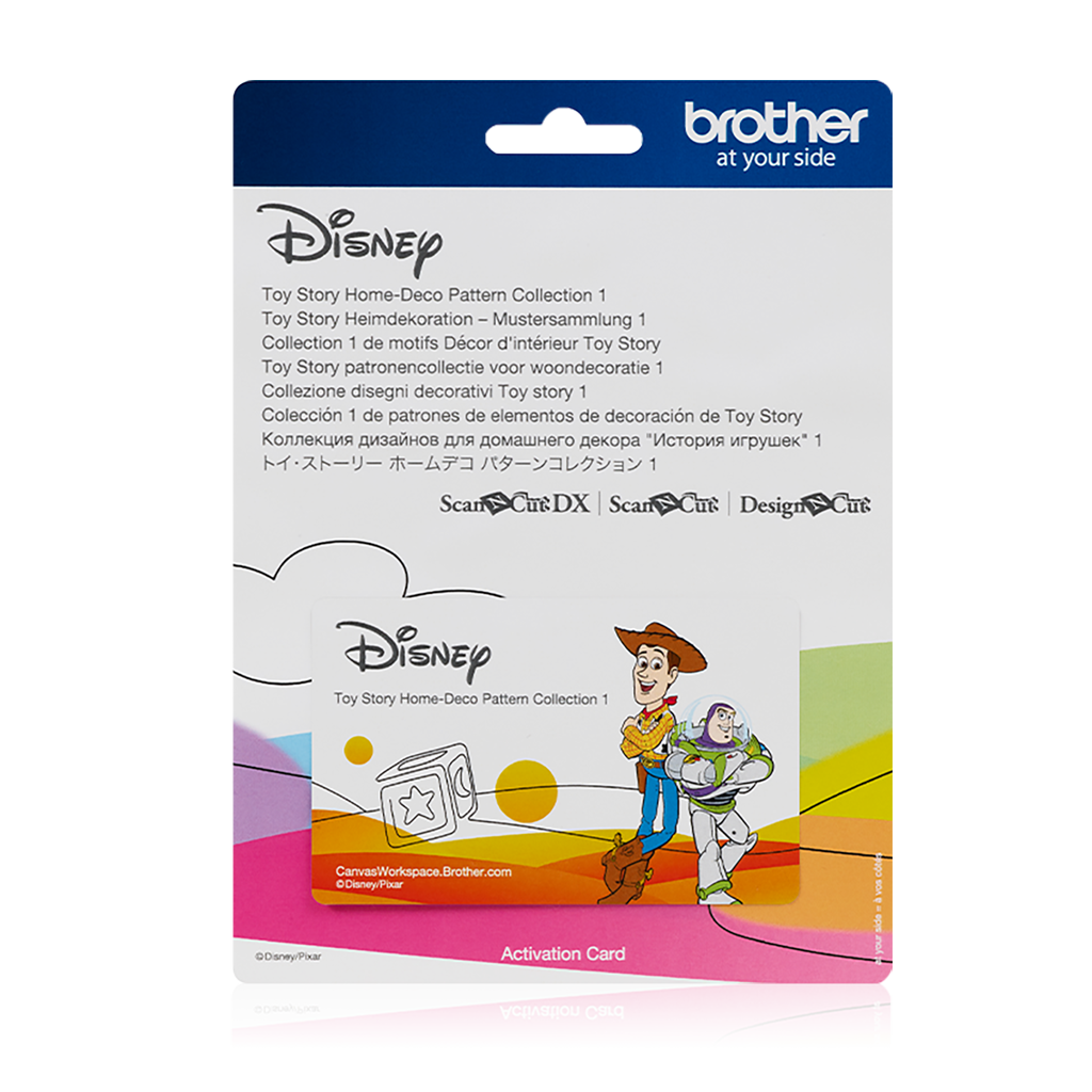 Brother Toy Story Home-Deco Pattern Collection 1 for SDX Machine CADSNP05