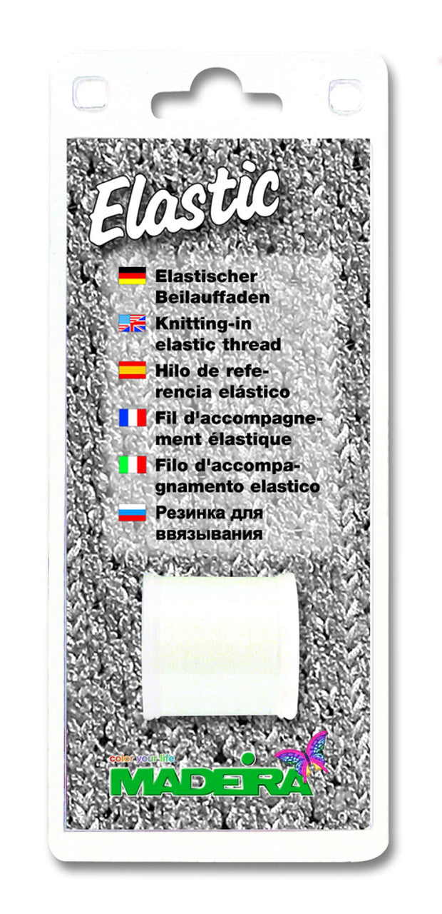 Madeira Elastic transparent knitting-in thread 200m retail pack, article 9800B