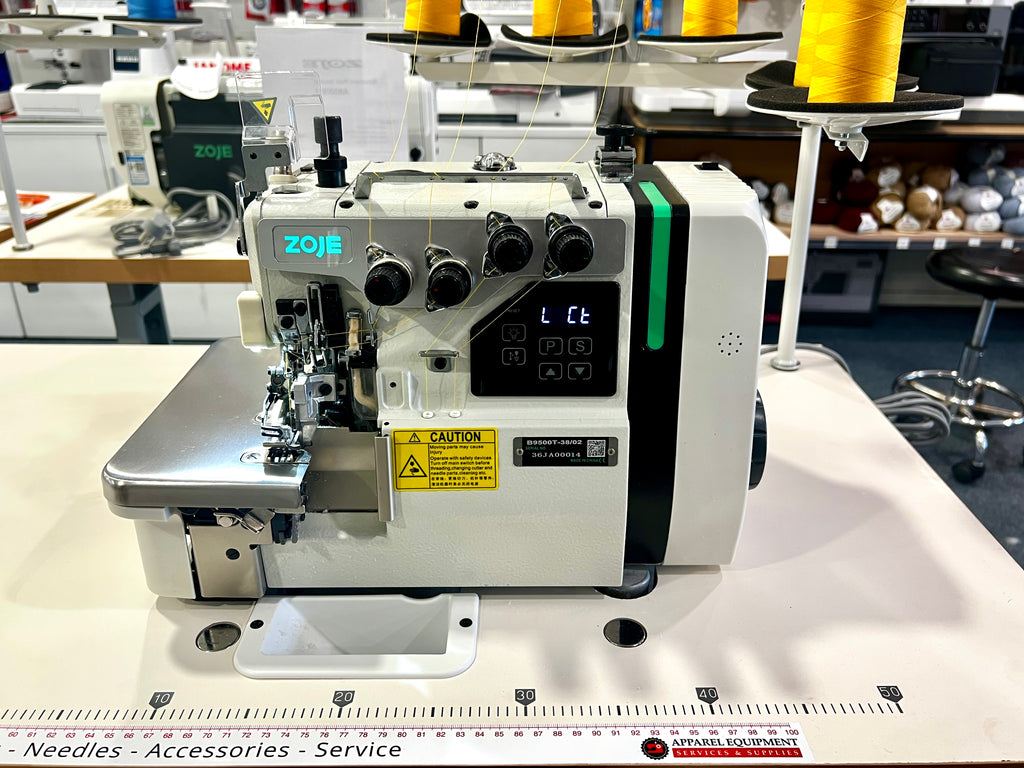Zoje 5 Thread Double Feed System Overlocker for Thick Material