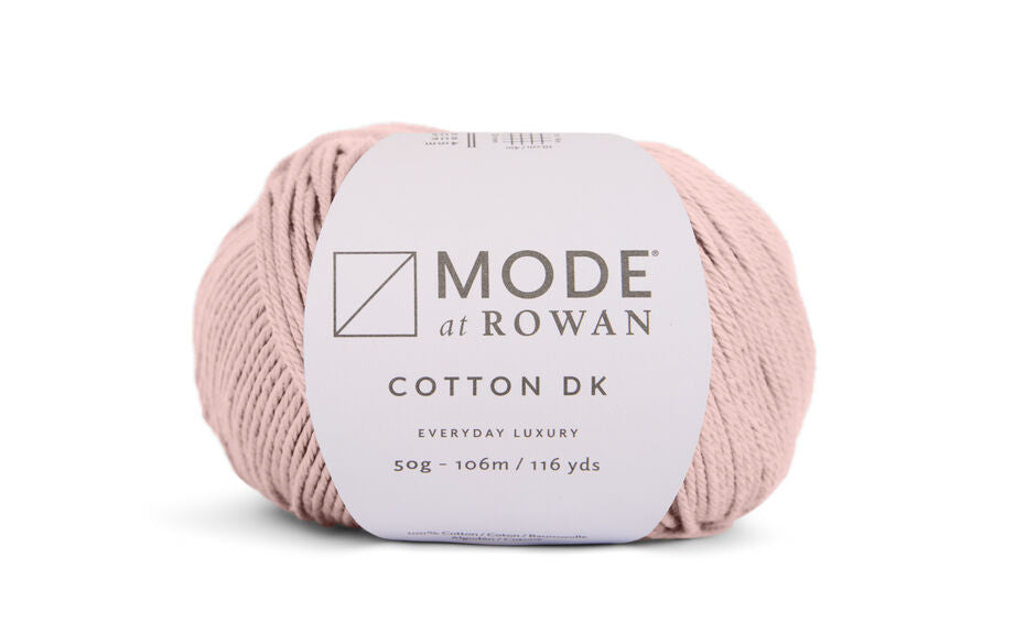 MODE at Rowan Cotton DK yarn in Crepe shade 018