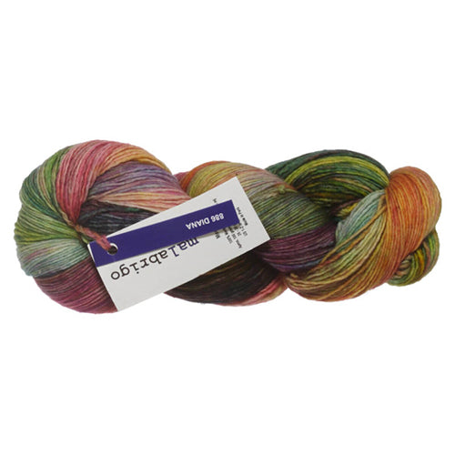 Malabrigo Mechita Diana hand-dyed 4 ply superwash merino yarn hank