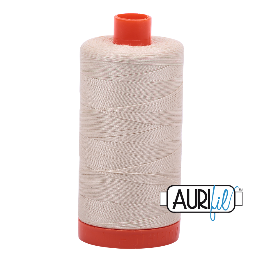 Aurifil 50 100% Cotton Thread - 1300m Cones - Popular Colours