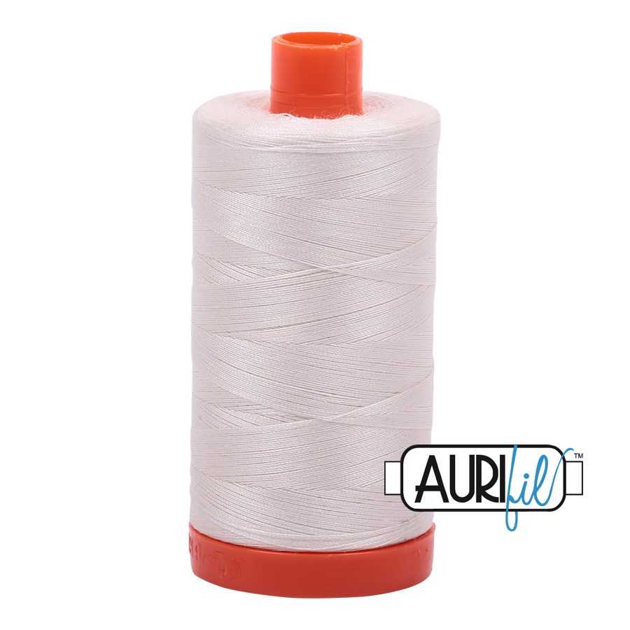 Aurifil 50 100% Cotton Thread - 1300m Cones - Popular Colours