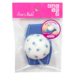Sew Mate BLUE Wrist Pin Cushion - Velcro Adjustable