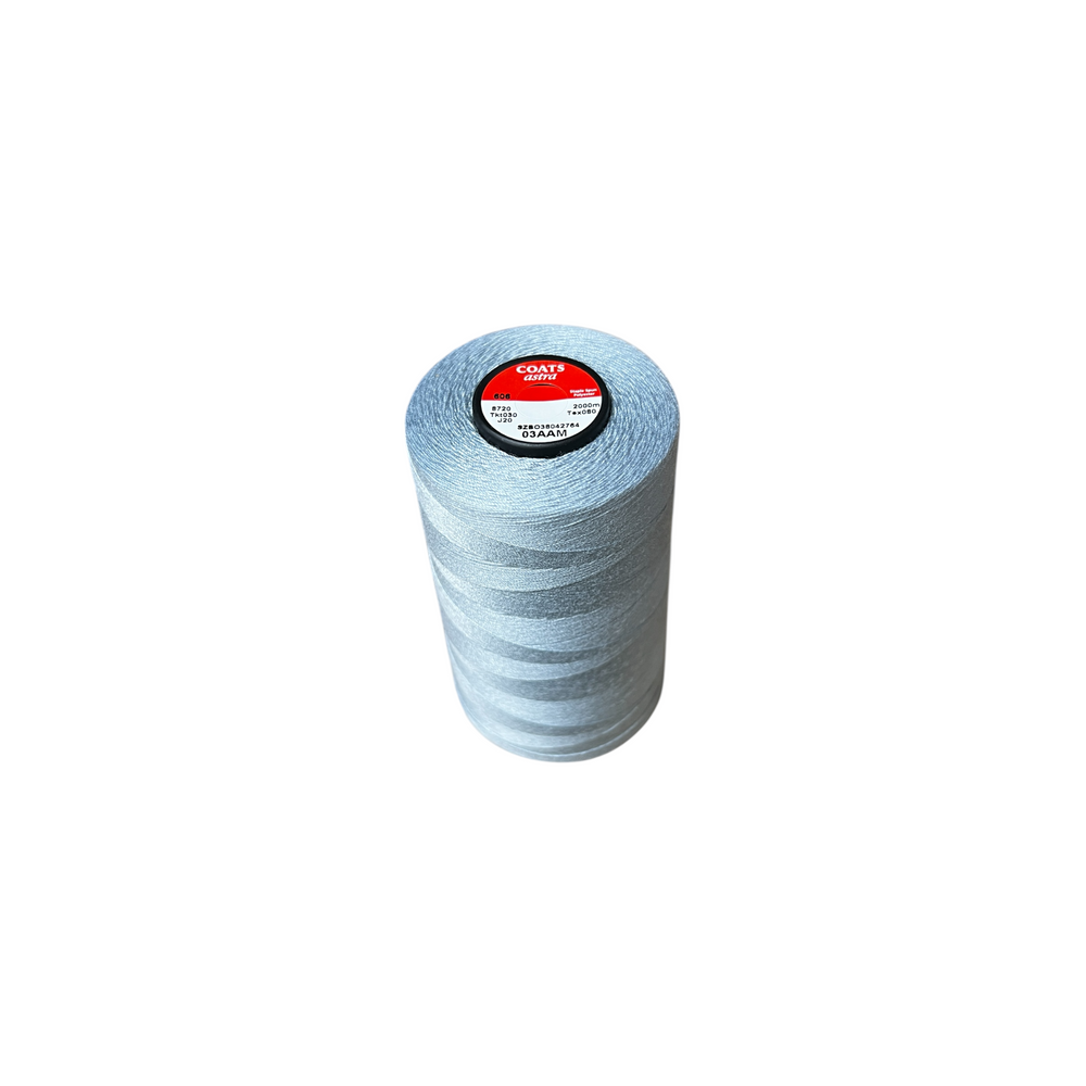 Coats Astra 30 Tex 80 thread cone in Grey Light 03AAM