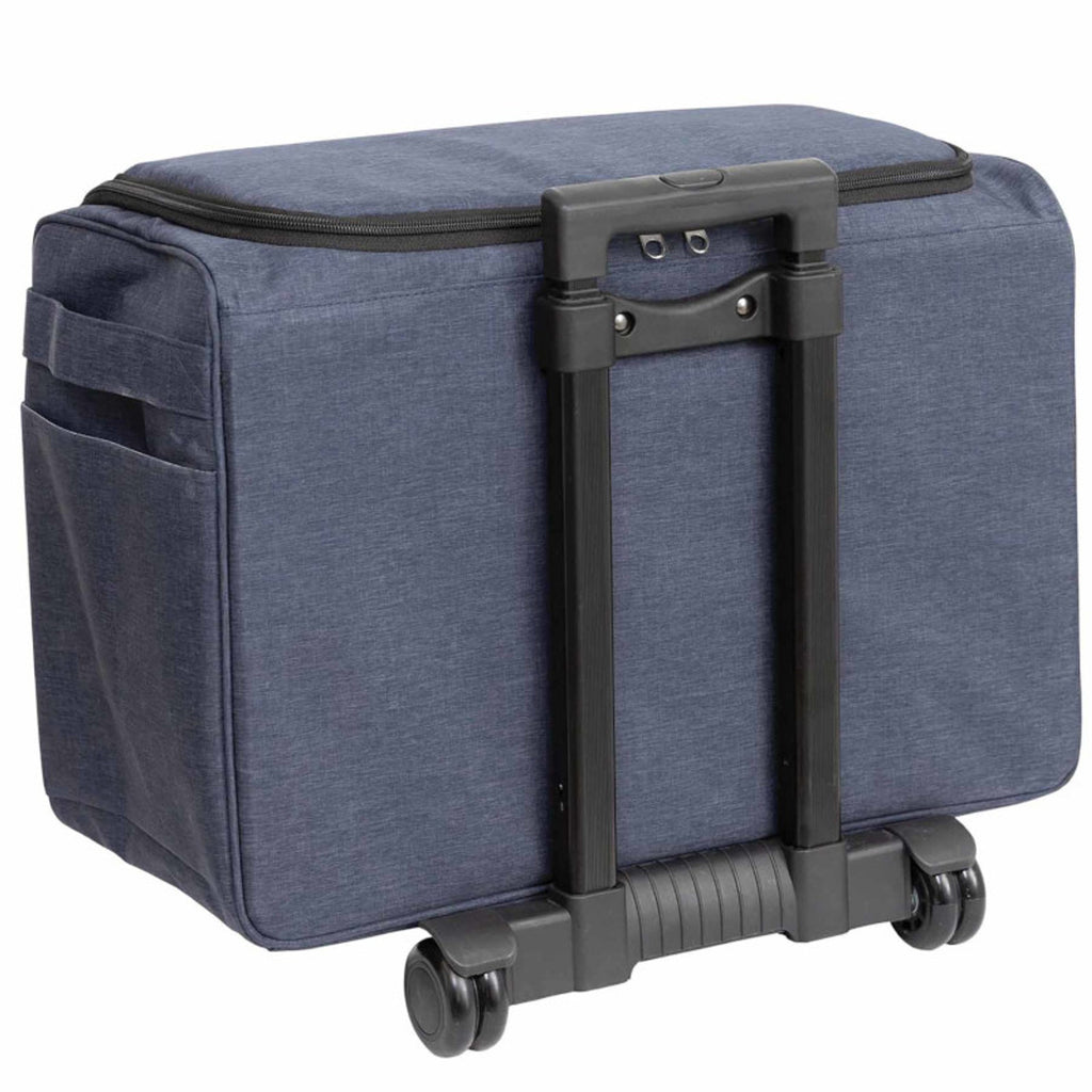 SINGER Trolley Bag for Sewing Machines – Durable Travel Case with Foam Padding and Rolling Wheels