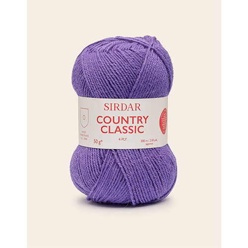 Sirdar Country Classic 4 Ply shade 961 Purple
