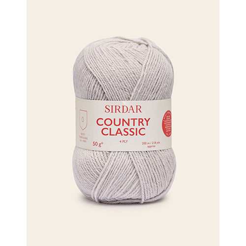 Sirdar Country Classic 4 Ply shade 962 Dove Grey