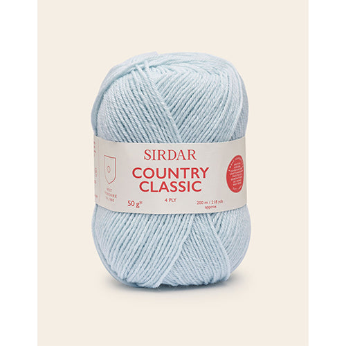 Sirdar Country Classic 4 Ply shade 963 Mint Blue