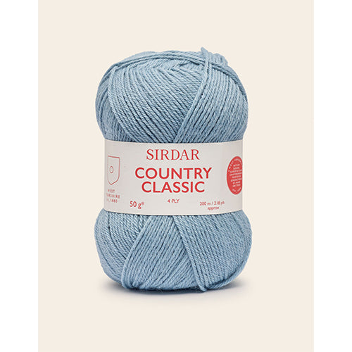 Sirdar Country Classic 4 Ply shade 964 Duck Egg Blue