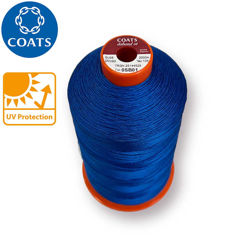 Coats Dabond (OT) Outdoor V92 UV Resistant Thread. Ticket 25