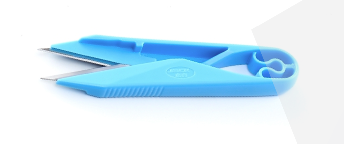 Box of 12 Thread Snips – Plastic Handle with Stainless Steel Blades - JACK