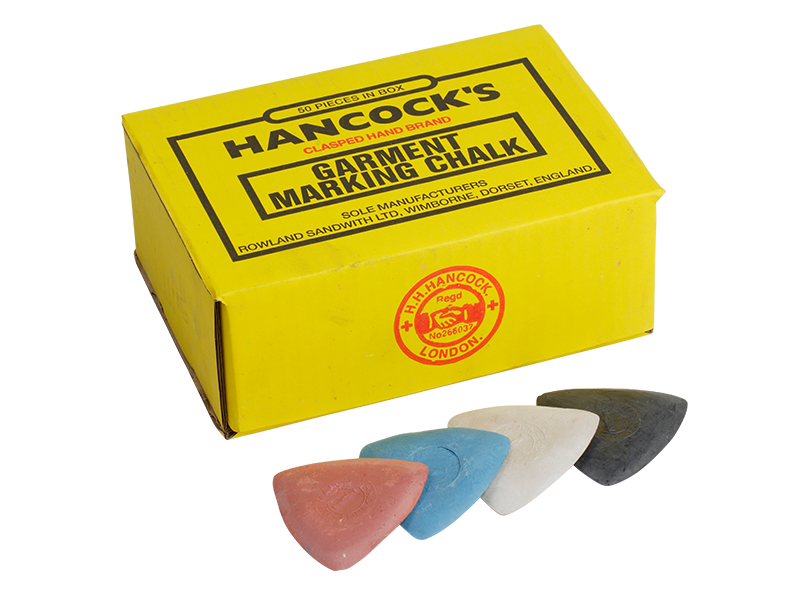 Hancock Marking Chalk - Box of 50 Assorted Colours
