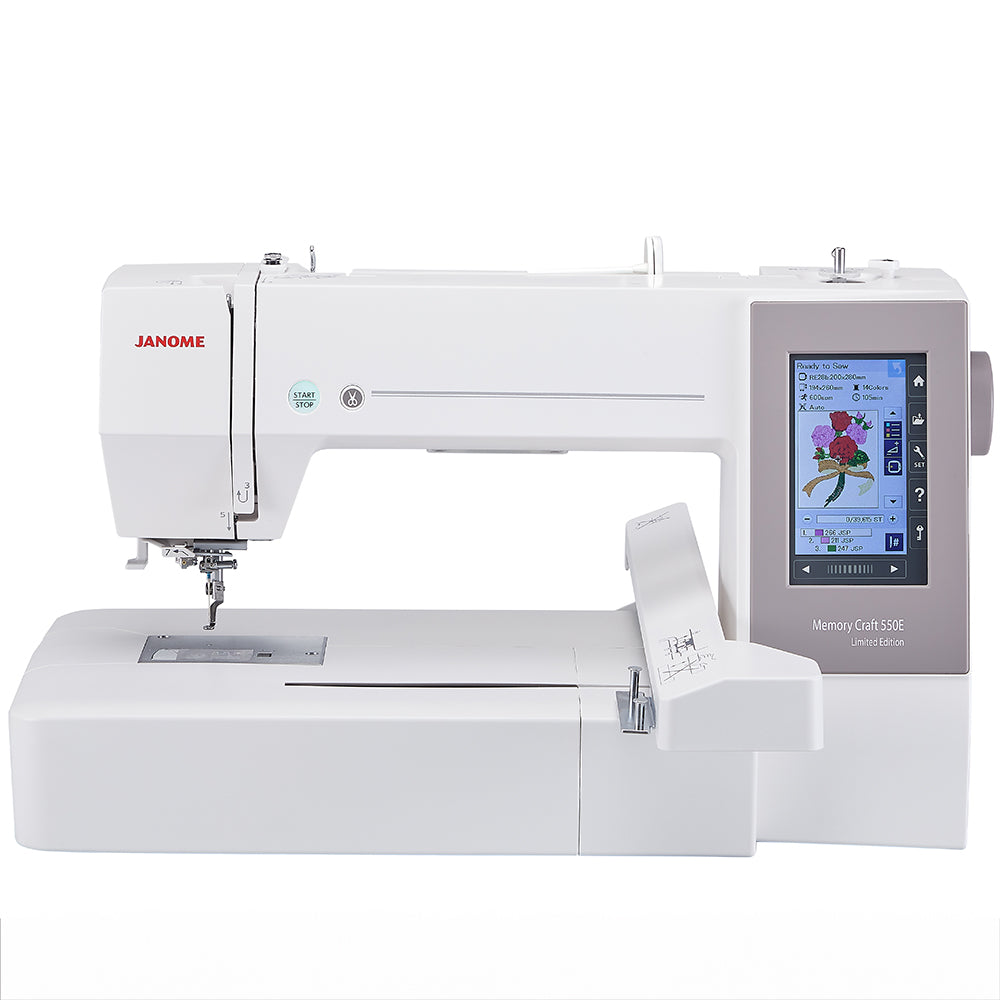 Janome Memory Craft 400E embroidery machine