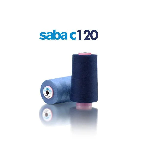 AMANN Saba 120 polyester core-spun sewing thread 5000m cone