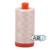 Aurifil 50wt Cotton Quilting Thread 1300m, 2000 - Light Sand thread spool