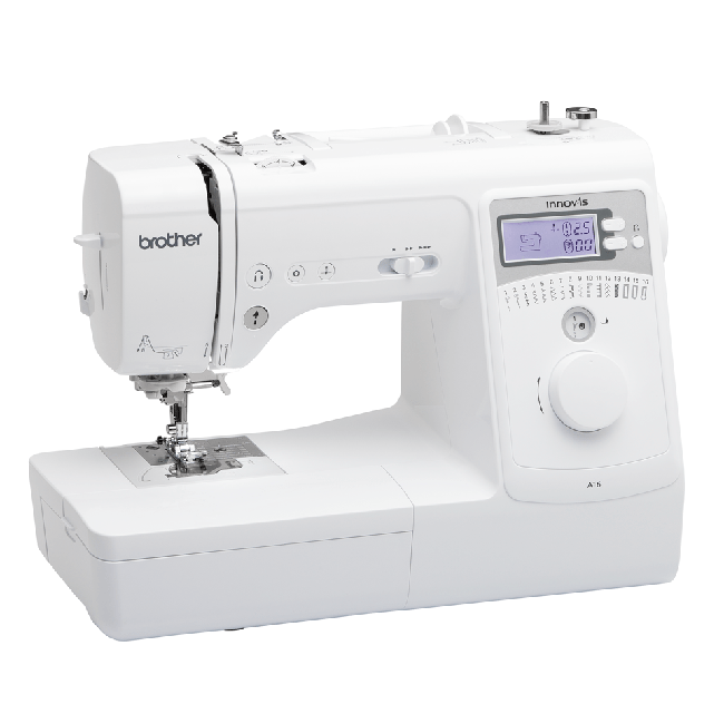 Brother Innov-is A16 computerised sewing machine, angled front view