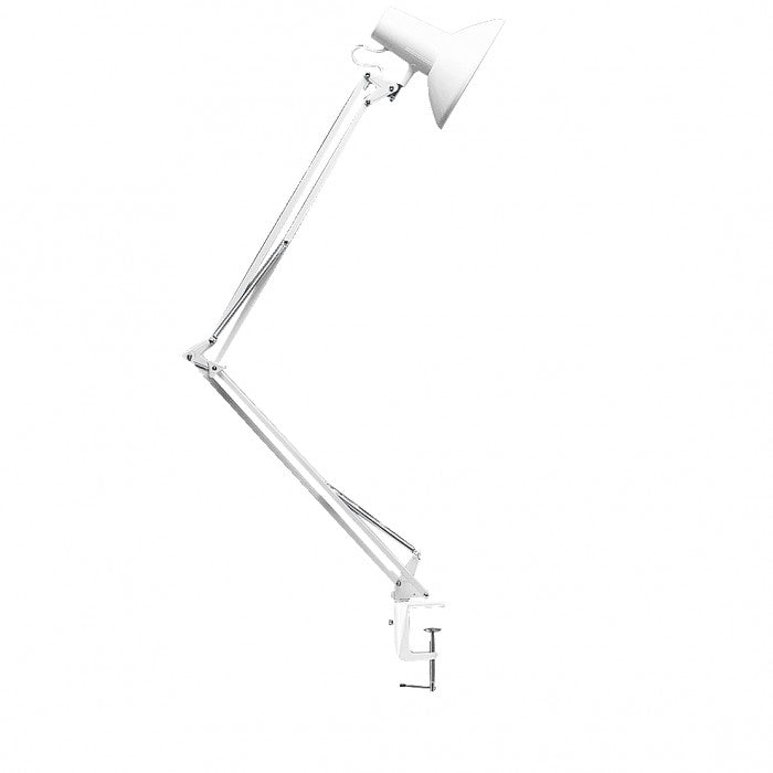 Superlux LSB-WH white long-reach Equipoise clamp task lamp