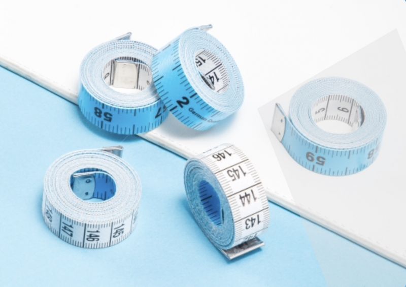 Blue High-Quality Fibreglass Measuring Tape – 150 cm / 60 in Double-Sided Tailor’s Tape - JACK