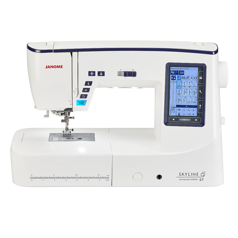 Janome Skyline S7 Anniversary Edition sewing machine