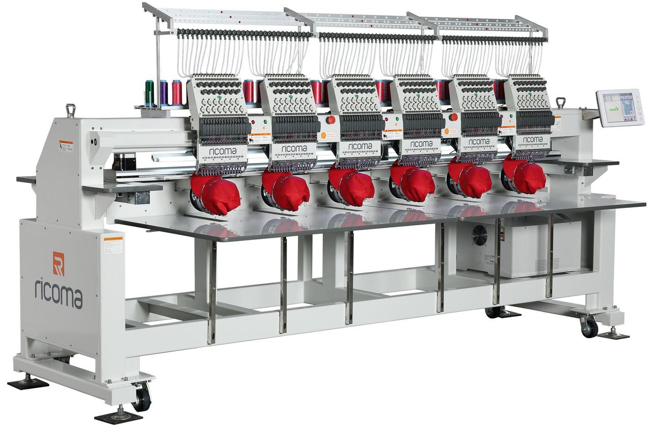 Ricoma CHT2-1206 six-head commercial embroidery machine