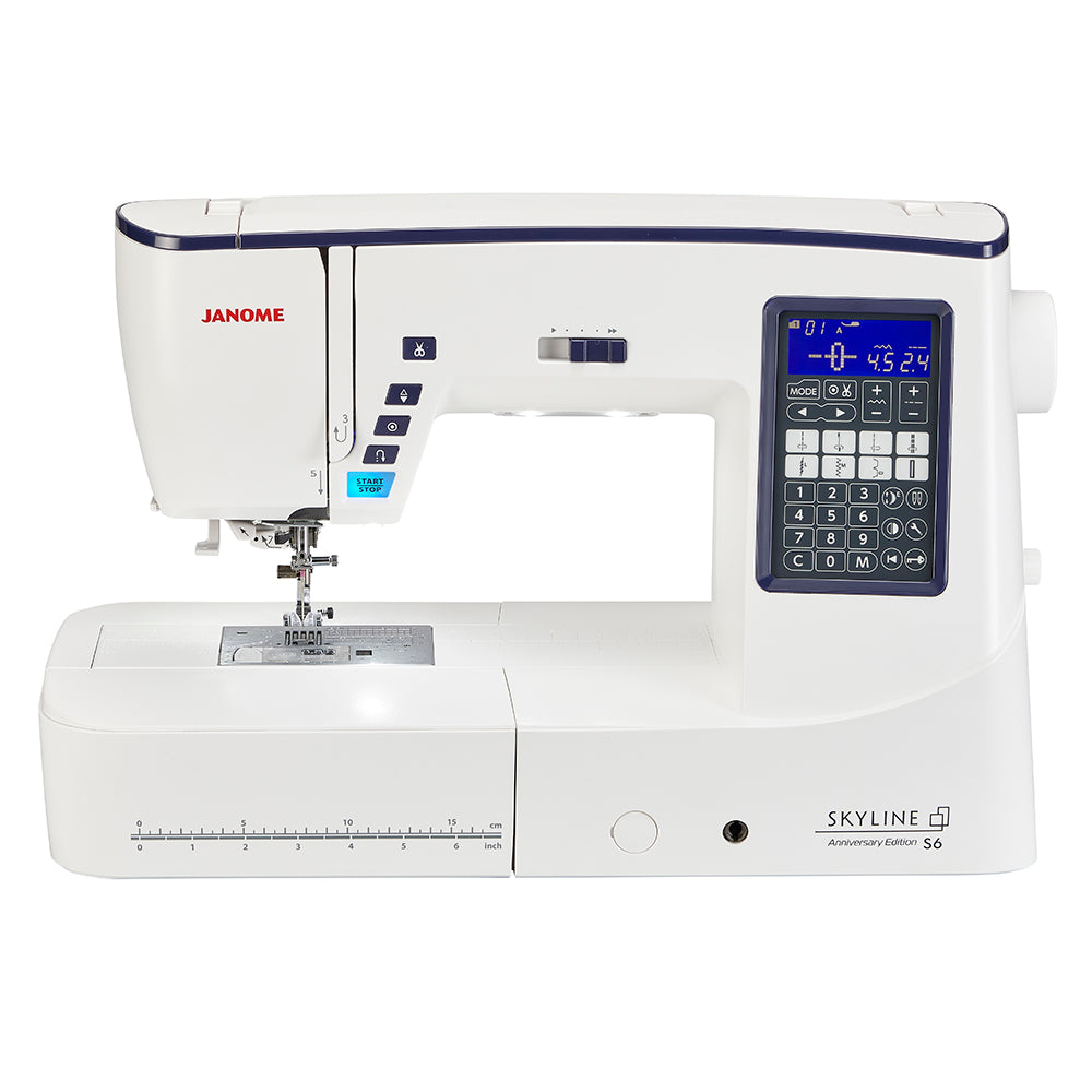 Janome Skyline S6 Anniversary Edition sewing and quilting machine
