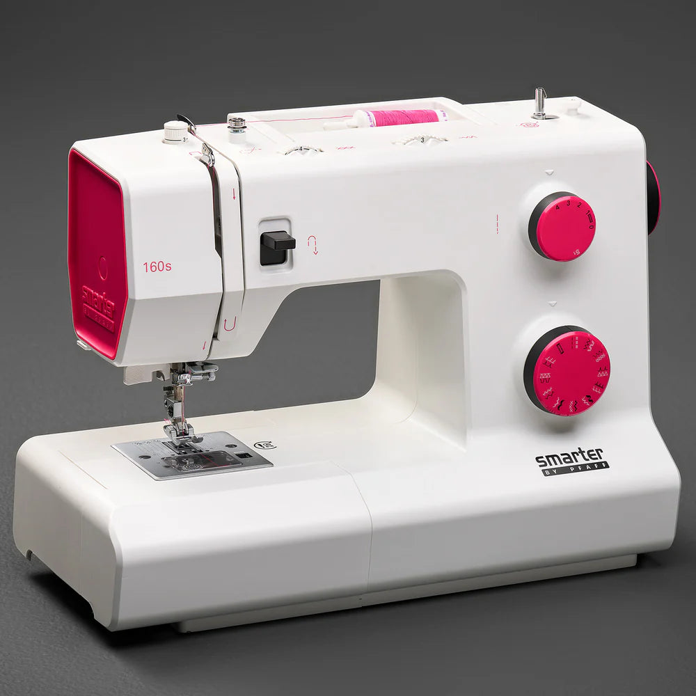 PFAFF Smarter 160S sewing machine controls and work area