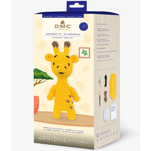 DMC Stretch the Giraffe XL Amigurumi Crochet Kit | NZ – Direct Sewing ...