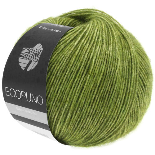 Lana Grossa Ecopuno yarn colour 02 Apple