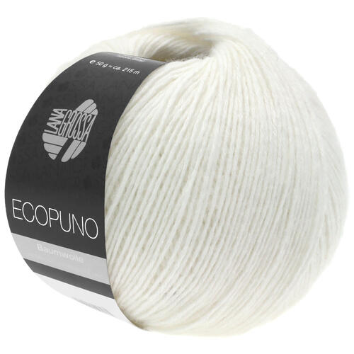 Lana Grossa Ecopuno yarn colour 26 White