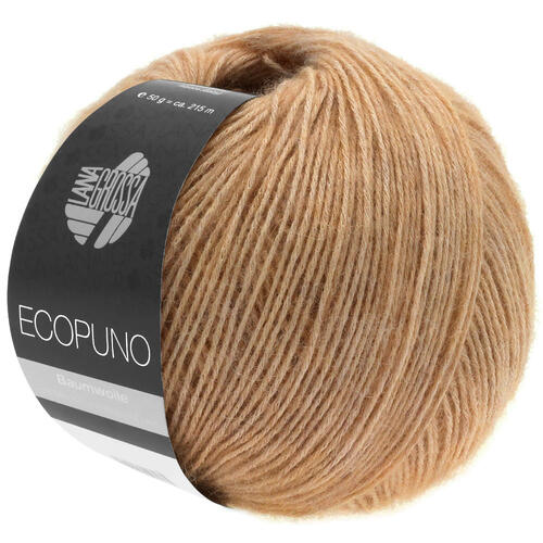 Lana Grossa Ecopuno yarn colour 32 Camel