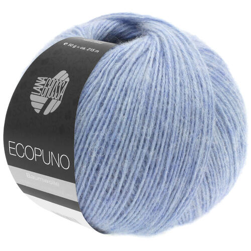 Lana Grossa Ecopuno yarn colour 13 Light Blue