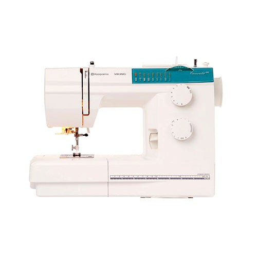 Husqvarna Viking Emerald 116 sewing machine, front view