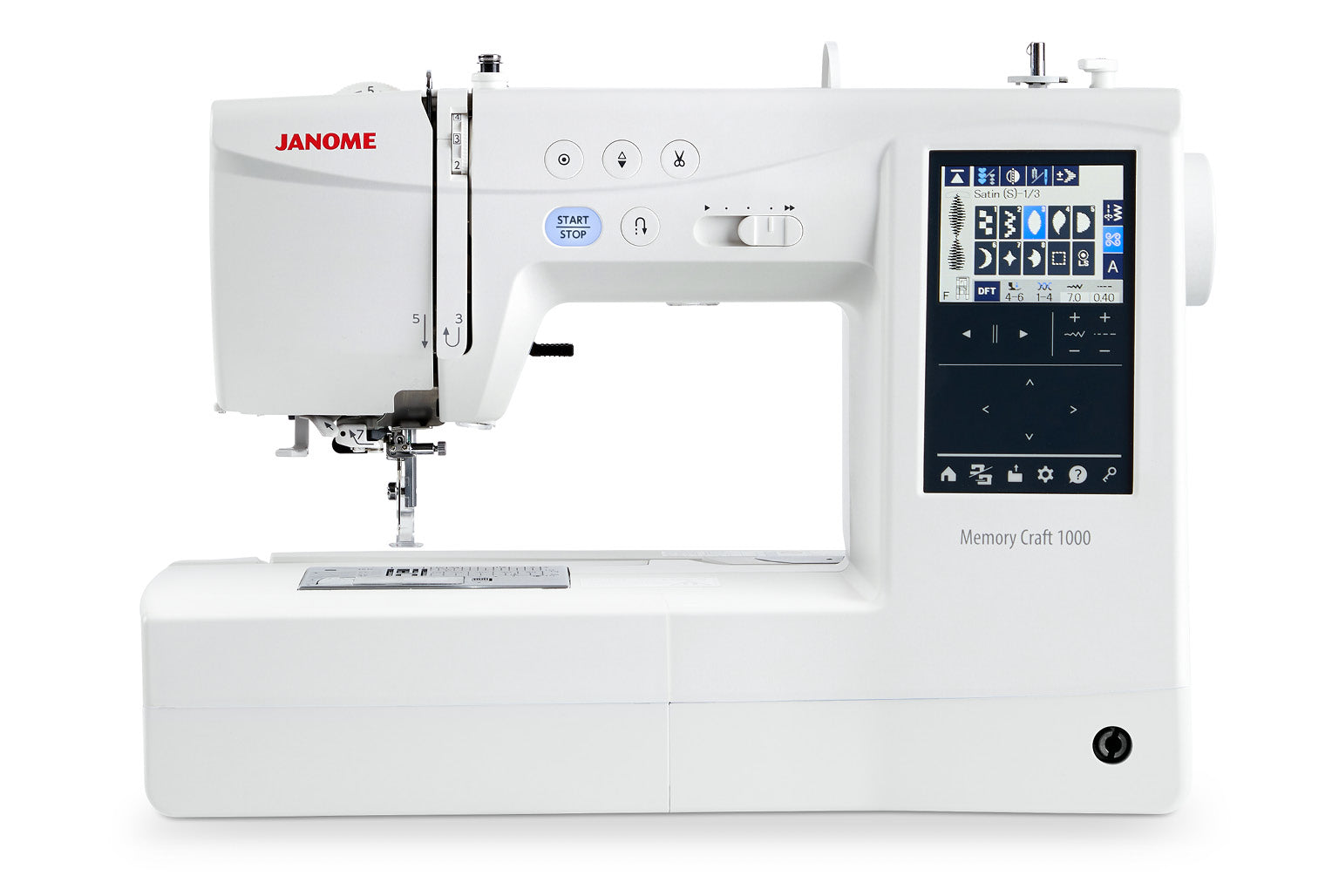 Janome Memory Craft 1000 sewing and embroidery machine