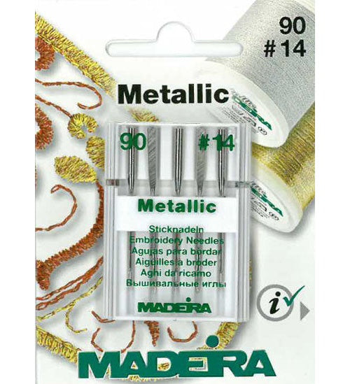 Madeira Metallic Thread Needles for Embroidery for Household Sewing Ma ...