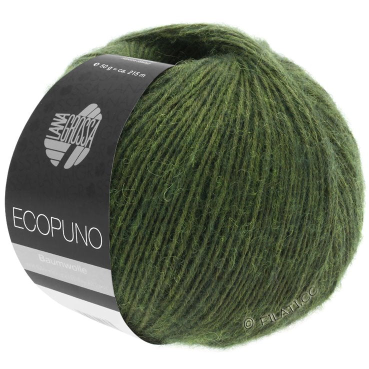 Lana Grossa Ecopuno cotton merino and baby alpaca yarn colour collection