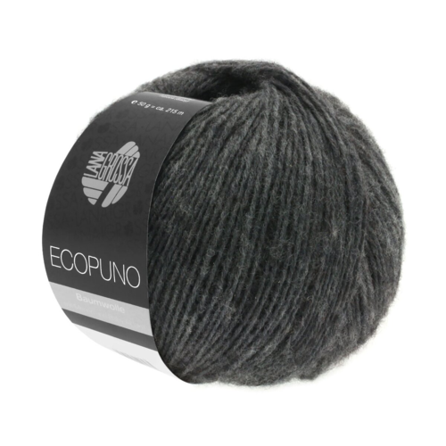 Lana Grossa Ecopuno yarn colour 15 Dark Grey