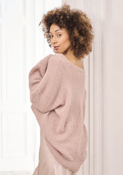 Mode at Rowan Heacham Knitting Pattern – V-Neck Sweater, finished design example