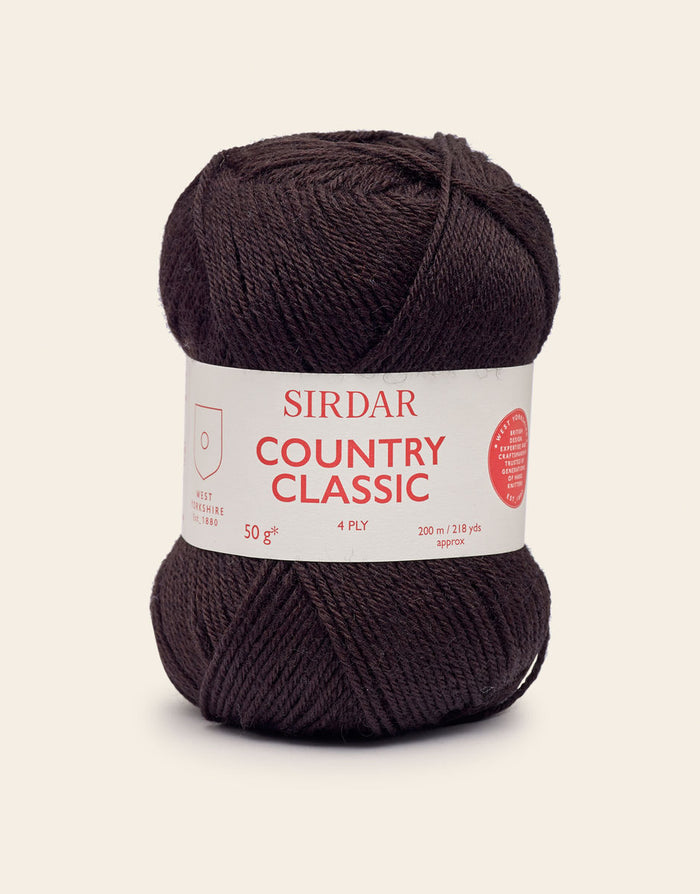 Sirdar Country Classic 4 Ply shade 973 Black