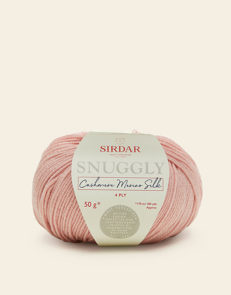 Sirdar Snuggly Cashmere Merino Silk 4 Ply shade 300 Little Piglet