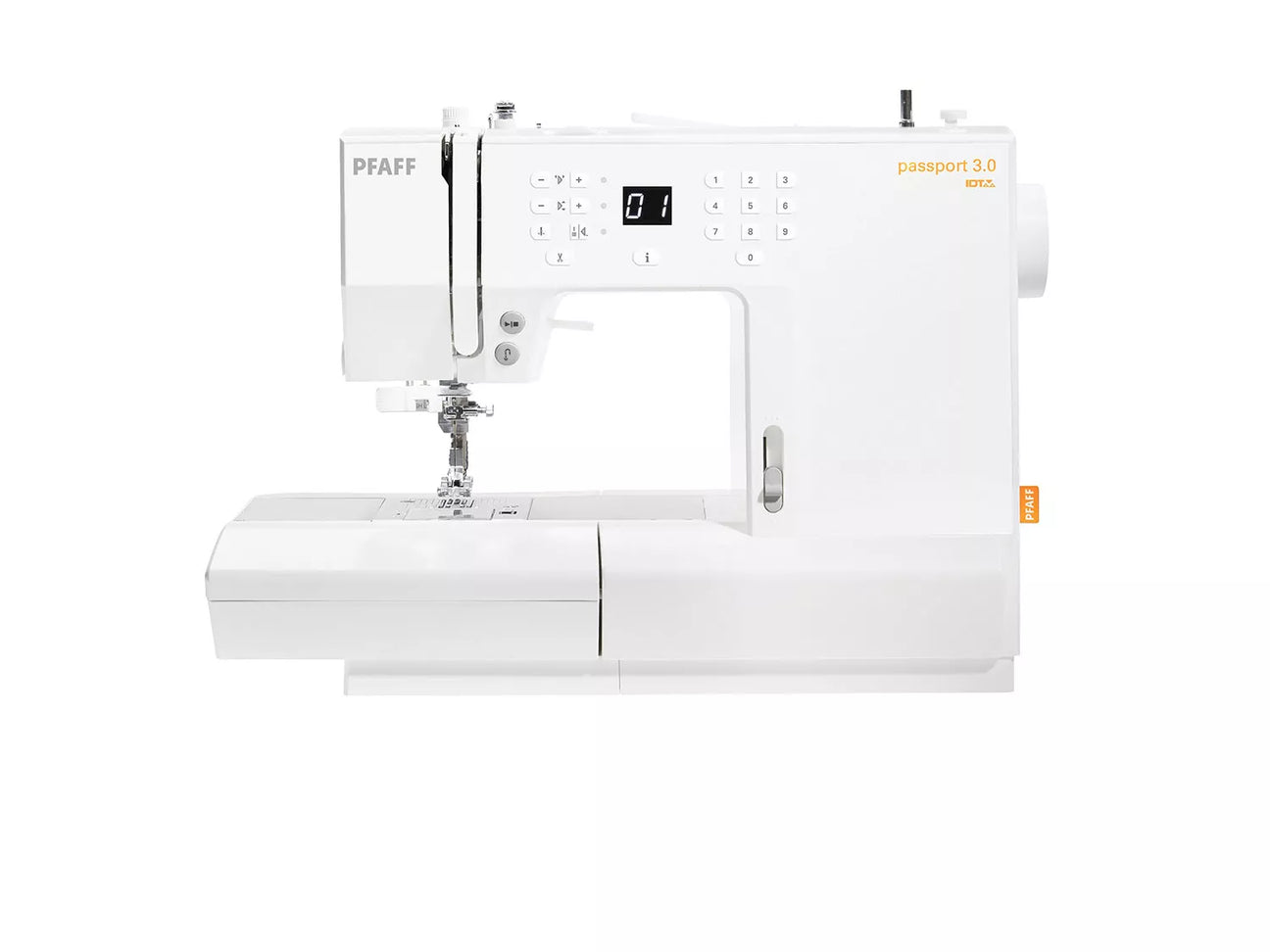 PFAFF passport 3.0 compact computerised sewing machine with Original IDT system