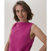 Sirdar 10915 Honeycomb Cut-Away Vest in Loveful Bio Blend — design view 2