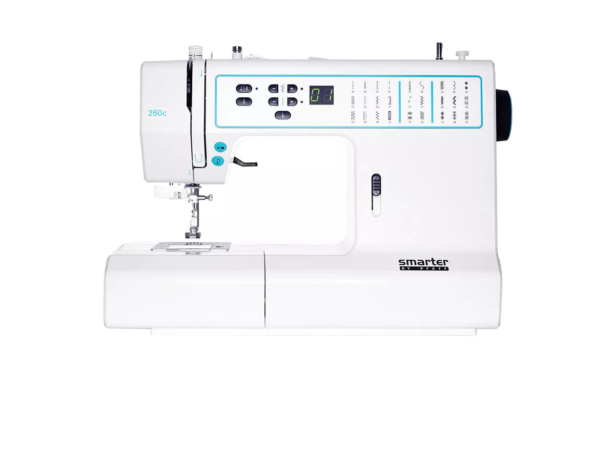 PFAFF Smarter 260C computerised sewing machine, front view