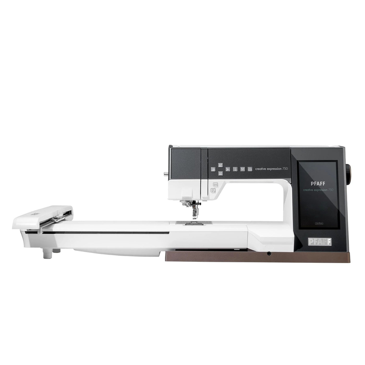 PFAFF creative expression 750 Sewing and Embroidery Machine – with embroidery unit attached