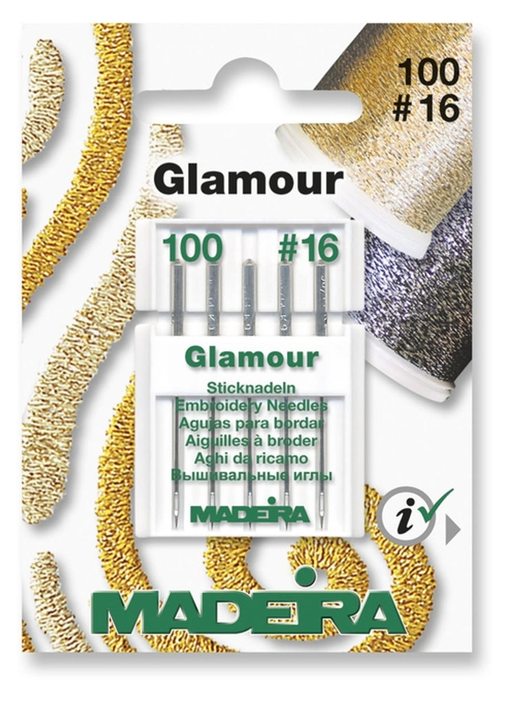 Madeira Glamour Embroidery Needles 9453 – For Household Sewing Machines & Metallic Threads