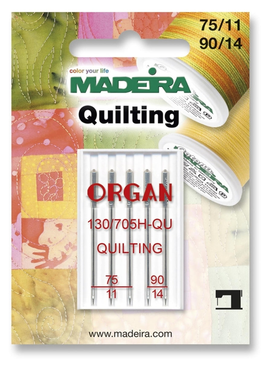 Madeira 9454 Quilting Needles assorted pack with sizes 75/11 and 90/14